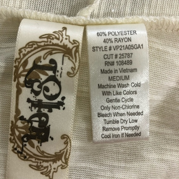 Cream Open Front Lightweight Jacket - Picture 6 of 6